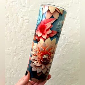 20oz Tumbler Sublimated floral